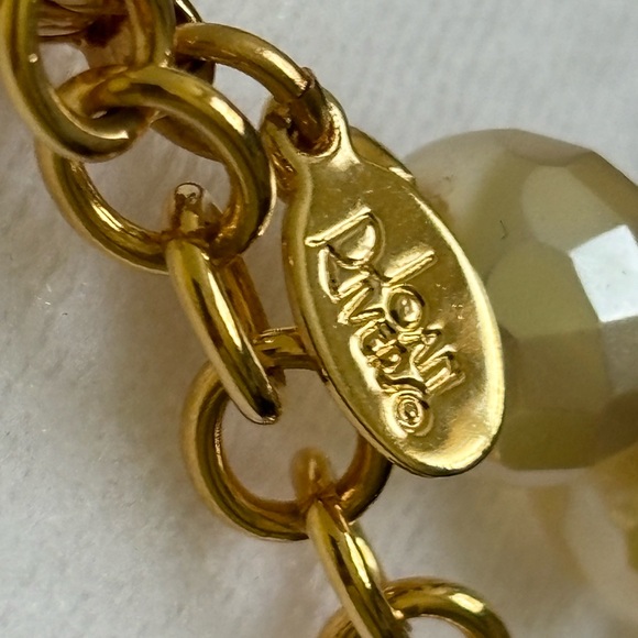 Joan Rivers necklace crystal NWOT 28 inches - Picture 2 of 6